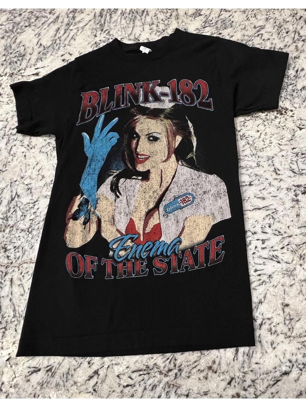 Blink 182 Enema Of The State Album T Shirt Black Tag Size XS
